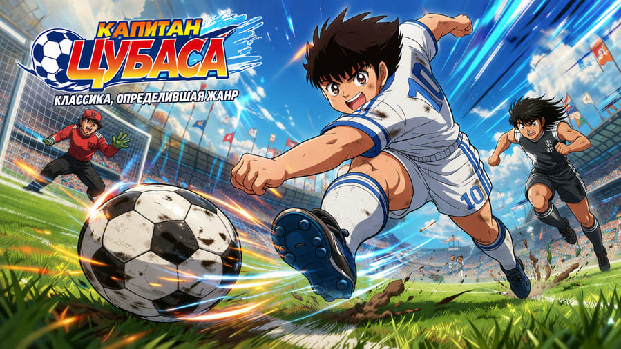 Энергия футбольного матча в аниме